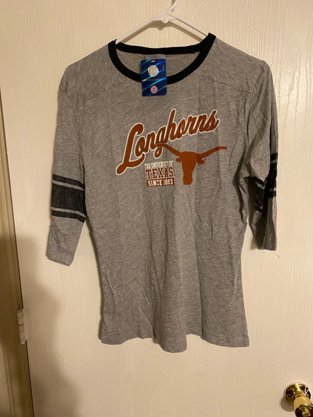 University of Texas Longhorns Grey Women's Jersey Top